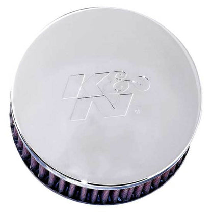 K&N Engineering K&N Universal Chrome Filter 2.438in Flange ID x 5.125in OD x 2in H