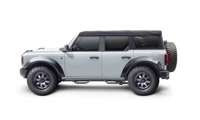 N-Fab Nerf Step 2021 Ford Bronco (4 Door) - Gloss Black - SRW - 3in