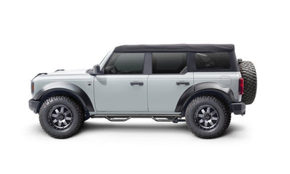 N-Fab Nerf Step 2021 Ford Bronco (4 Door) - Gloss Black - SRW - 3in