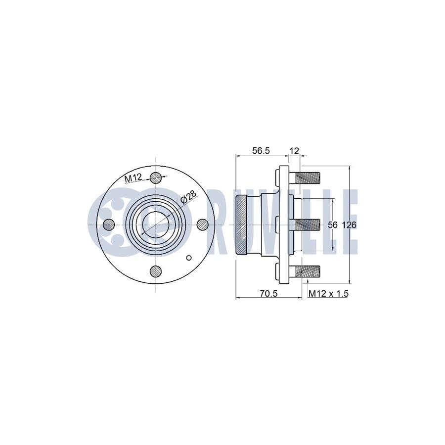 Ruville 985708 Axle Bush