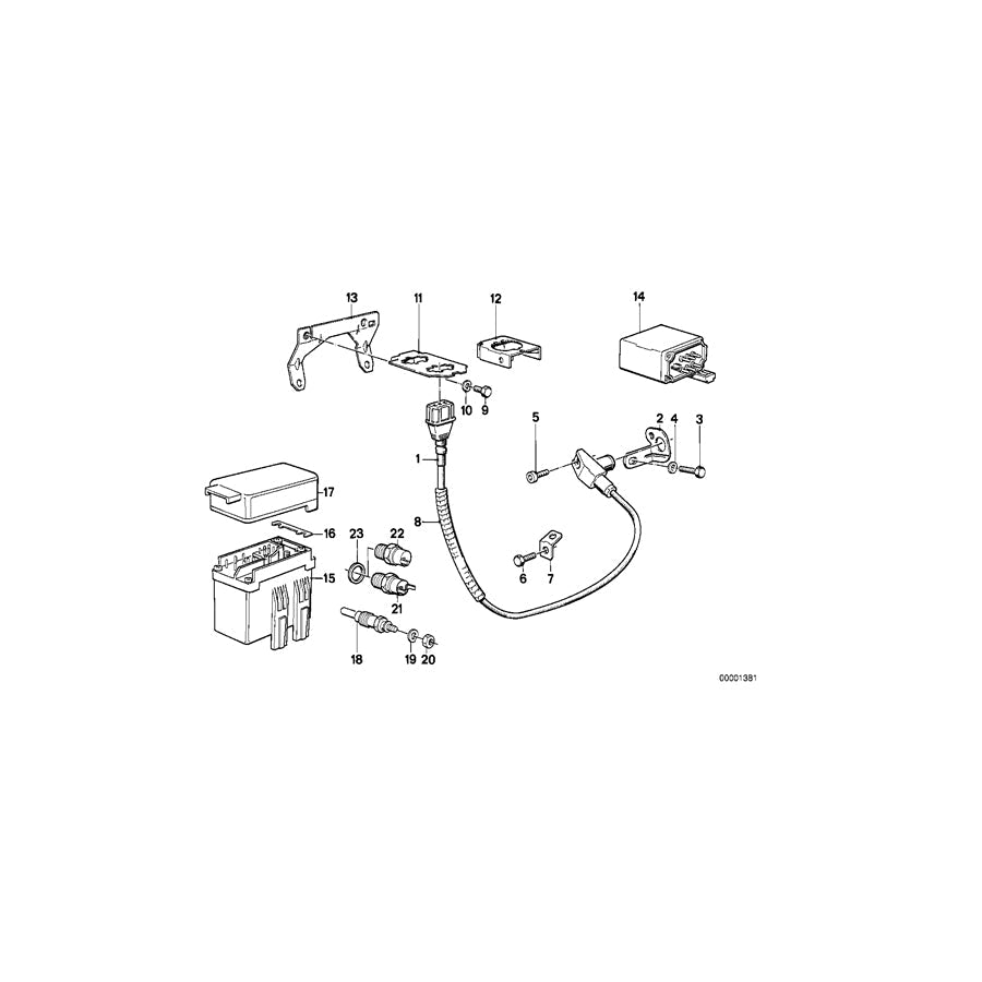 Genuine BMW 12231288245 E30 E28 Glow Plug (Inc. 324d, 524td & 524d) | ML Performance US Car Parts