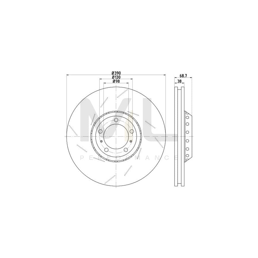 TEXTAR OE-Line 92214210 Brake Disc for PORSCHE Panamera (970) Internally Vented, High-carbon, without wheel hub, without wheel studs | ML Performance Car Parts