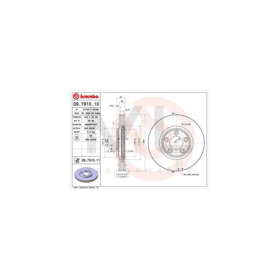 BREMBO COATED DISC LINE 09.9382.11 Brake Disc suitable for MERCEDES-BENZ S-Class Perforated / Vented, Coated, High-carbon, with bolts/screws | ML Performance Car Parts