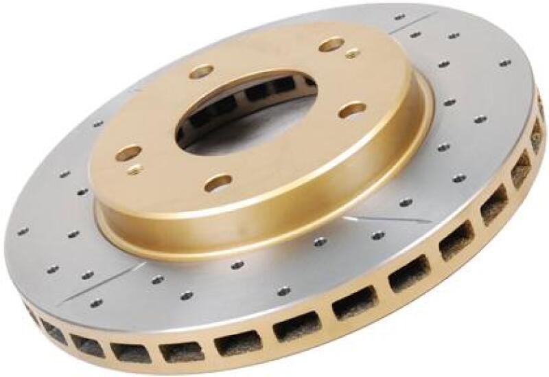 DBA 91-94 Nissan Sentra (w/ABS) 2.0L Front Drilled & Slotted Street Series Rotor