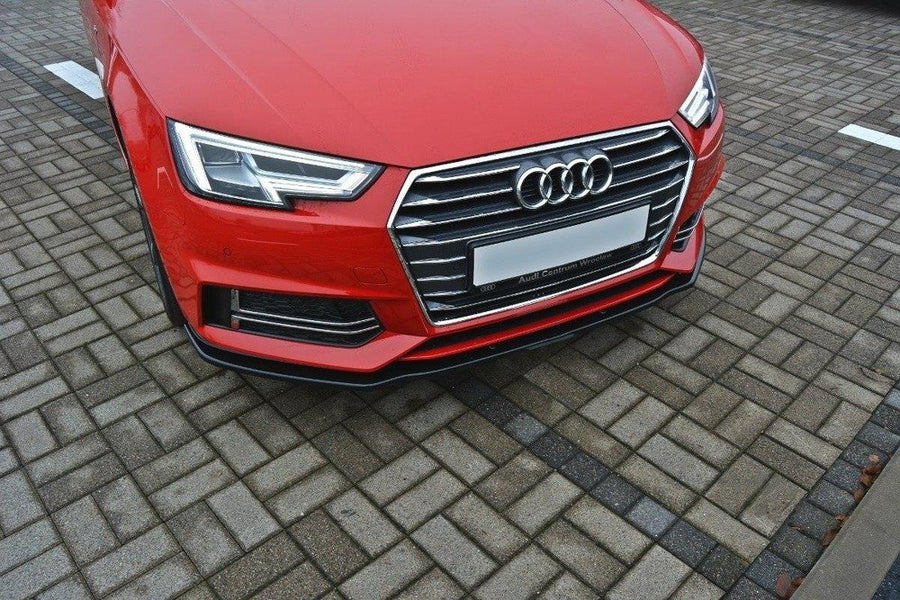 Maxton Design Audi S4 B9 / A4 S-Line B9 Front Splitter V.2