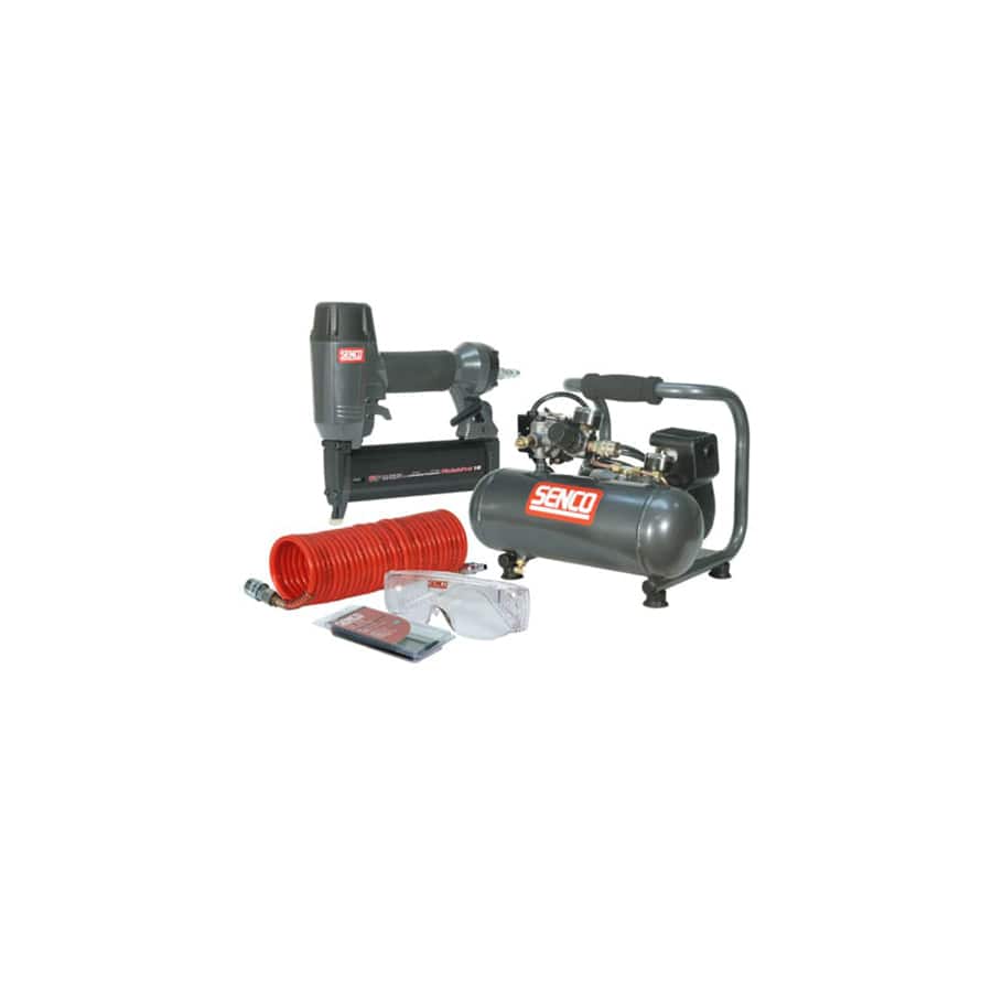 Senco SENPC0964UK1 Finish Pro 18 Pneumatic Nailer & 1 HP Compressor Kit 110V