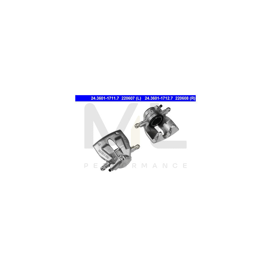 ATE 24.3601-1711.7 Brake Caliper without holder