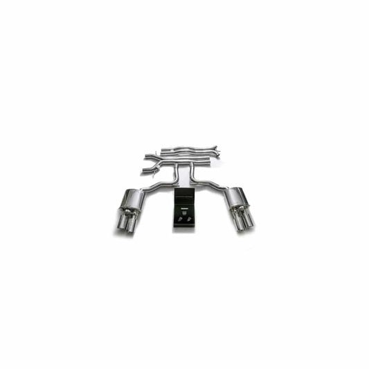 Armytrix P71T2-QS38C Valvetronic Exhaust System Porsche 971 Panamera 4 | 4 E-Hybrid Sport Turismo | 4S | 4S Sport Turismo 2.9L 2017+ with  Quad Chrome 4"