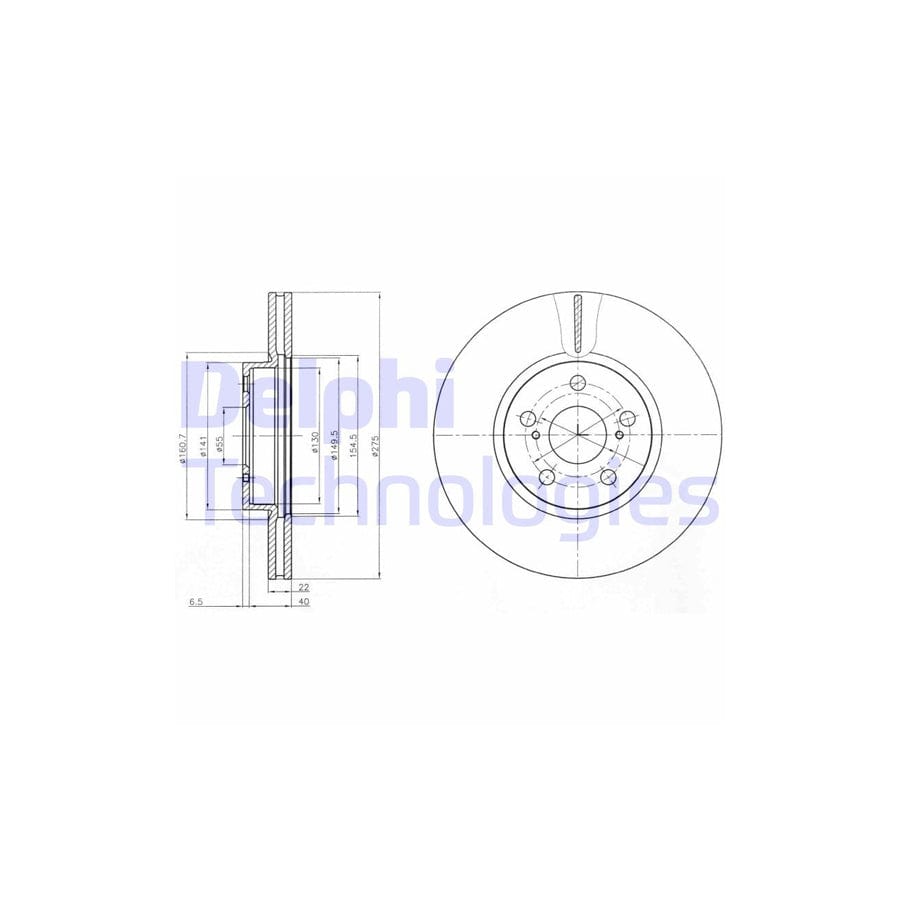 Delphi Bg4277 Brake Disc