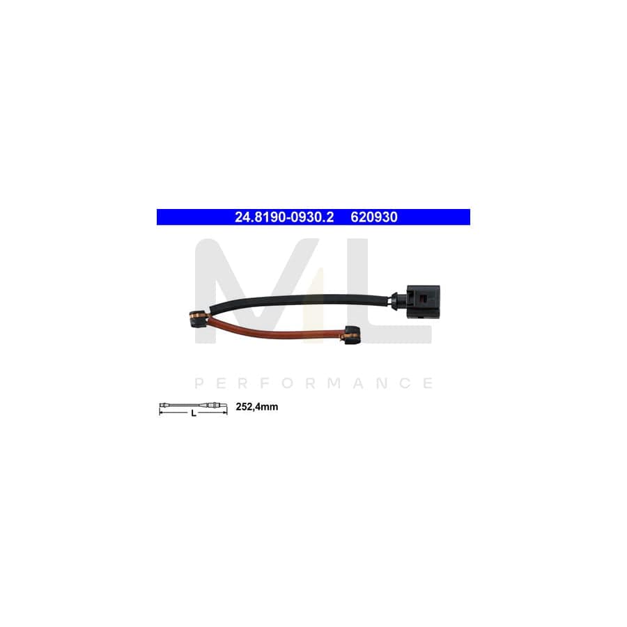 ATE 24.8190-0930.2 Brake pad wear sensor