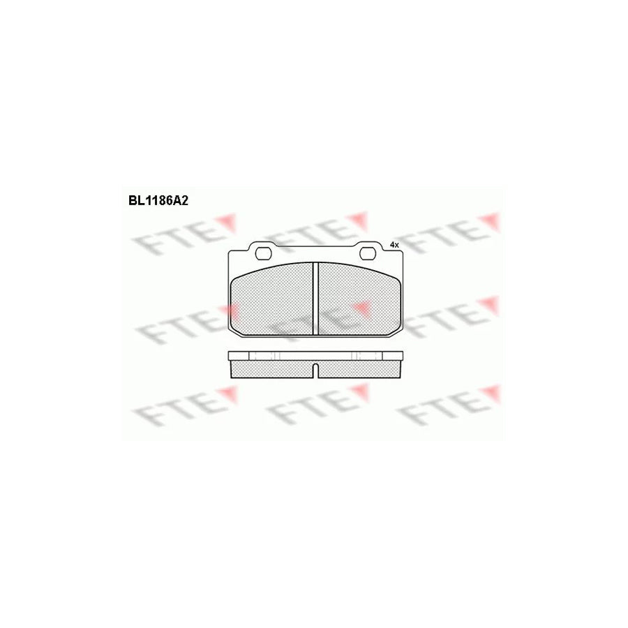 FTE Bl1186A2 Brake Pad Set
