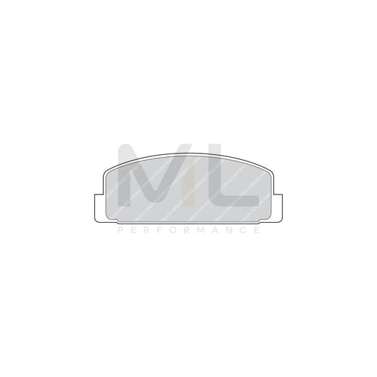 Ferodo Premier Eco Friction Fdb434 Brake Pad Set Incl. Wear Warning Contact, Without Accessories | ML Performance Car Parts