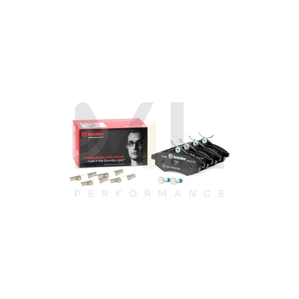 Brembo P 61 074 Brake Pad Set Excl. Wear Warning Contact | ML Performance Car Parts