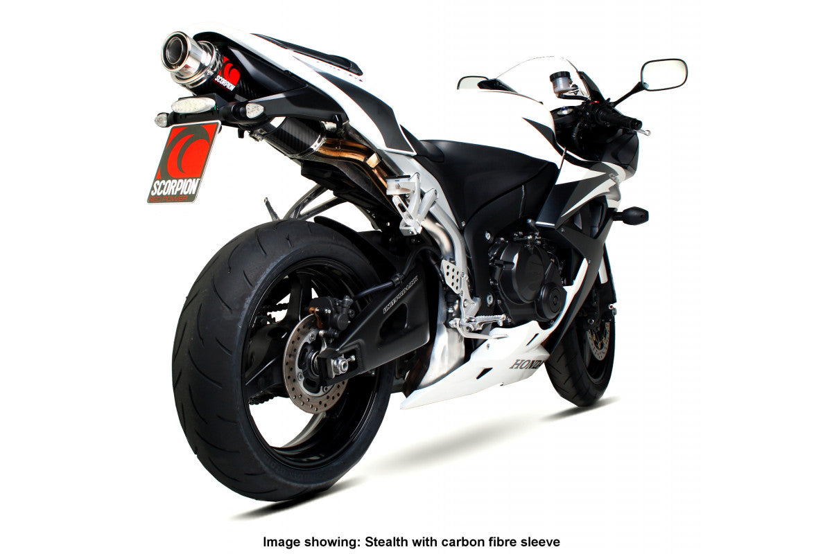 Scorpion HA102TEO Honda CBR600 RR Stealth Slip-On - Titanium Sleeve | ML Performance US US
