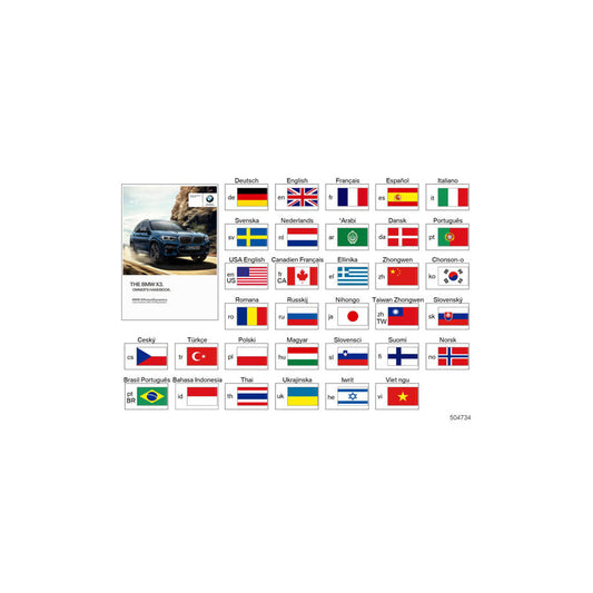 Genuine BMW 01402666956 Owner's Manual G01 FRCA (Inc. X3) | ML Performance US Car Parts