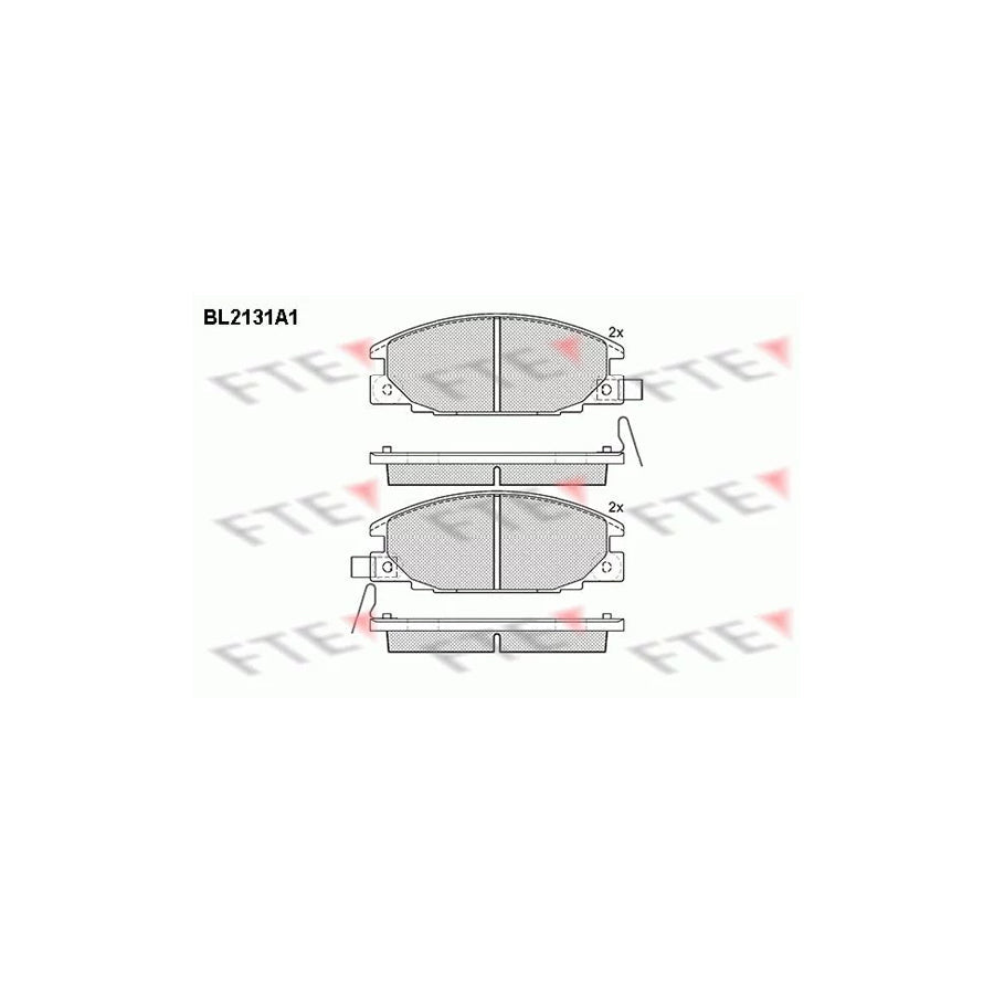 FTE Bl2131A1 Brake Pad Set