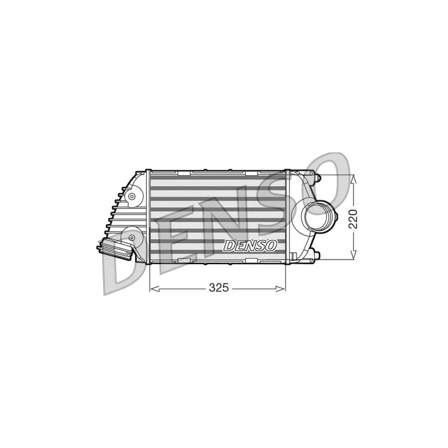 DENSO DIT28016 Intercooler for Porsche 911