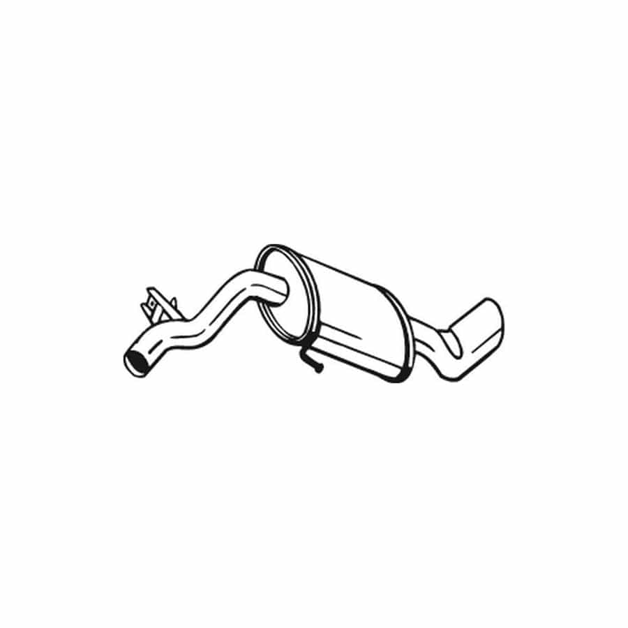 Bosal 247-037 Rear Silencer for BMW 1 Series