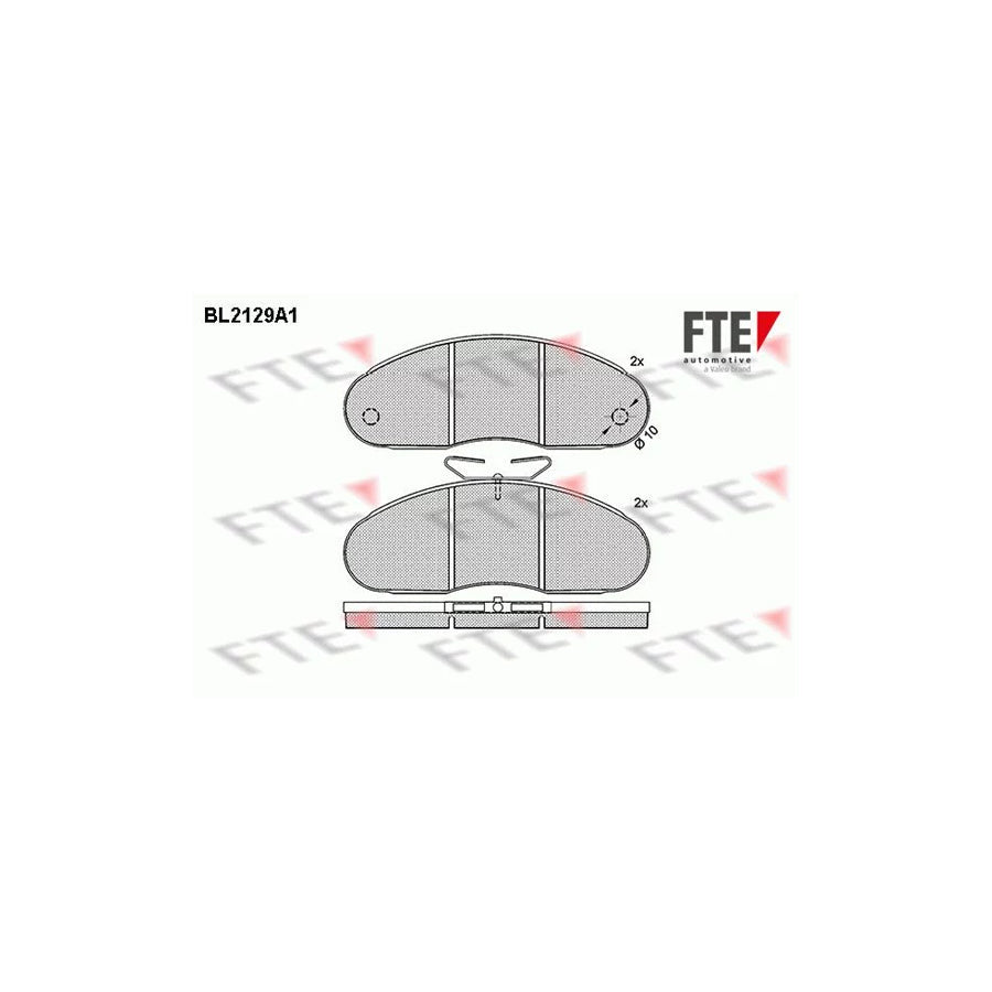 FTE Bl2129A1 Brake Pad Set