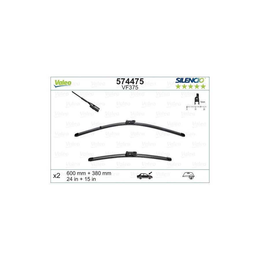 Valeo 574475 Wiper Blade | ML Performance US Car Parts