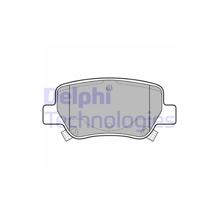 Delphi Lp2206 Brake Pad Set For Toyota Avensis