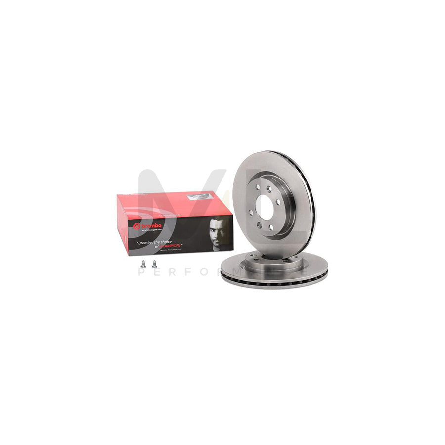 BREMBO 09.5802.24 Brake Disc Internally Vented, with bolts/screws | ML Performance Car Parts