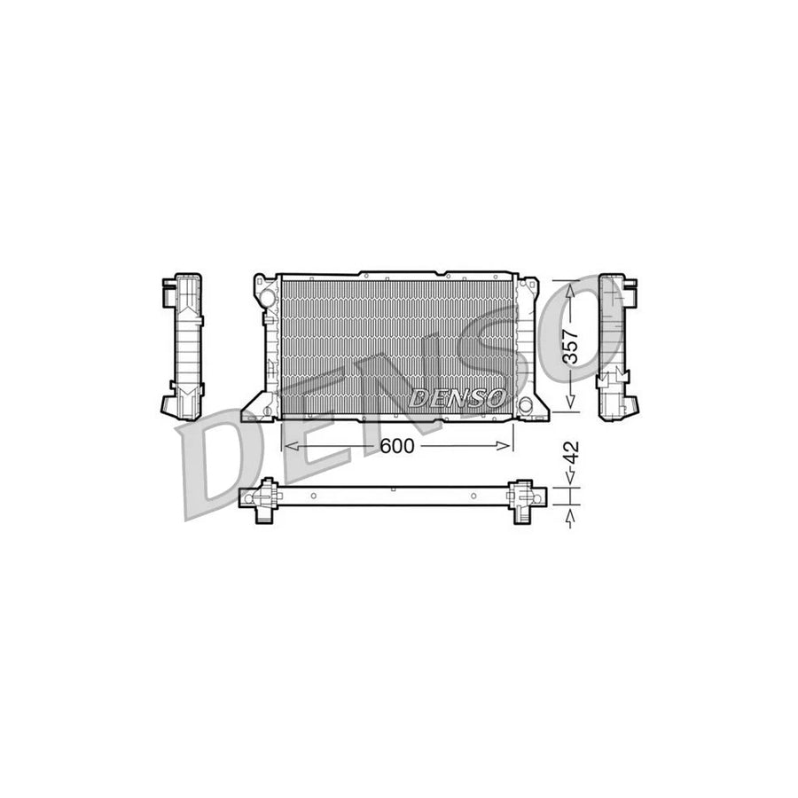 DENSO DRM10100 Engine Radiator for Ford Transit