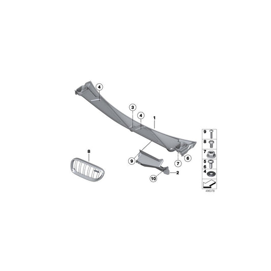 Genuine BMW 12607762719 Edge Protection (Inc. M6 GT3) | ML Performance US