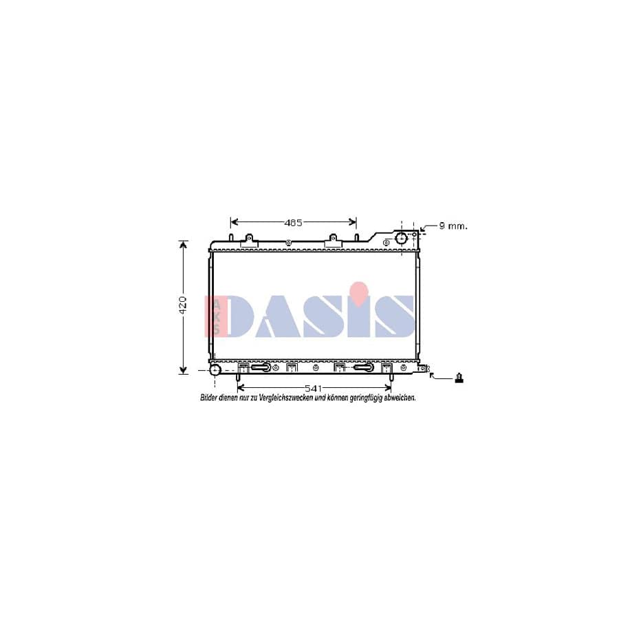 AKS Dasis 350024N Engine Radiator for Subaru Forester II (Sg)