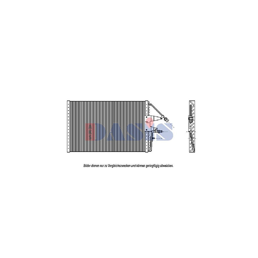AKS Dasis 522042N Air Conditioning Condenser for Chevrolet Blazer S10