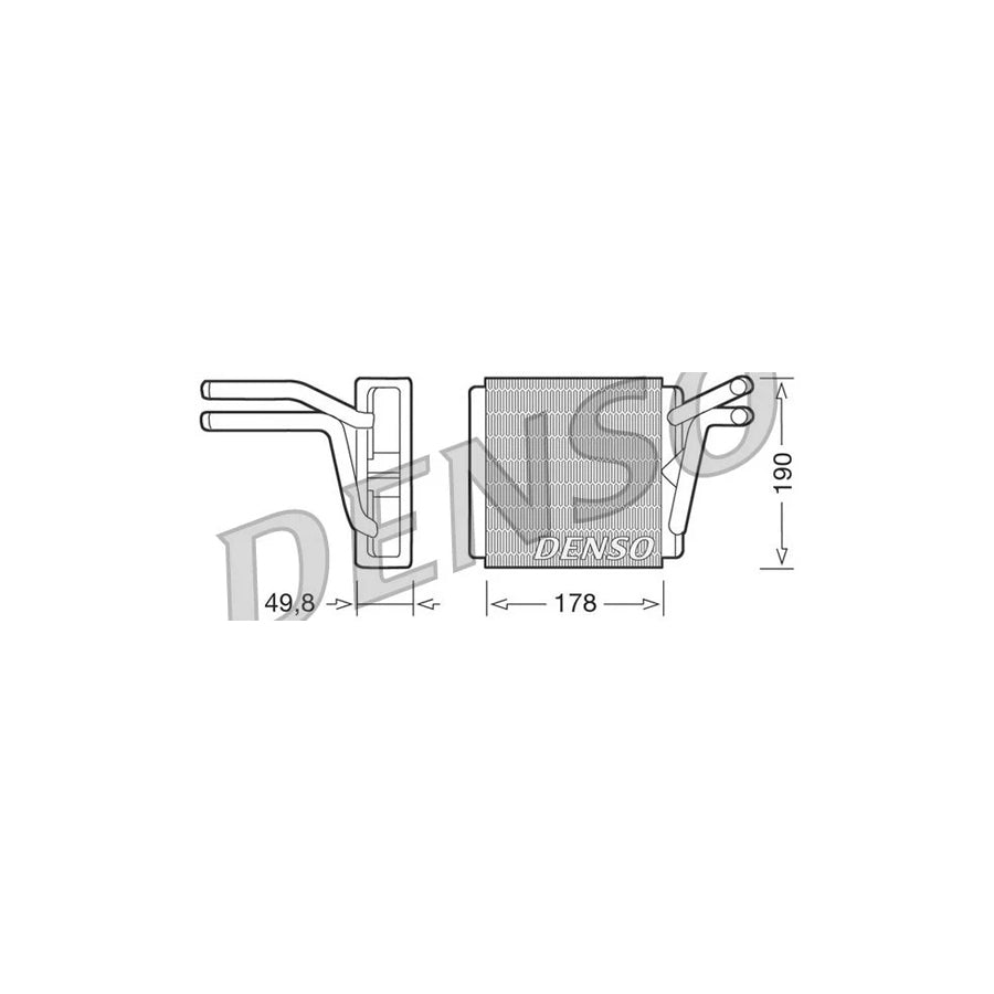 DENSO DRR33001 Heater Matrix