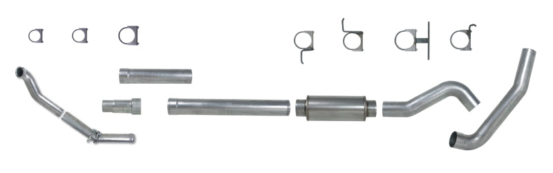 Diamond Eye Performance Diamond Eye KIT 5in Turbo Back SGL AL: 94-97 FORD 7.3L F250/F350 PWRSTROKE NFS W/ CARB EQUIV STDS