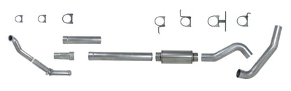 Diamond Eye Performance Diamond Eye KIT 5in Turbo Back SGL AL: 94-97 FORD 7.3L F250/F350 PWRSTROKE NFS W/ CARB EQUIV STDS