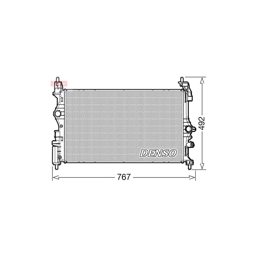 DENSO DRM20051 Engine Radiator