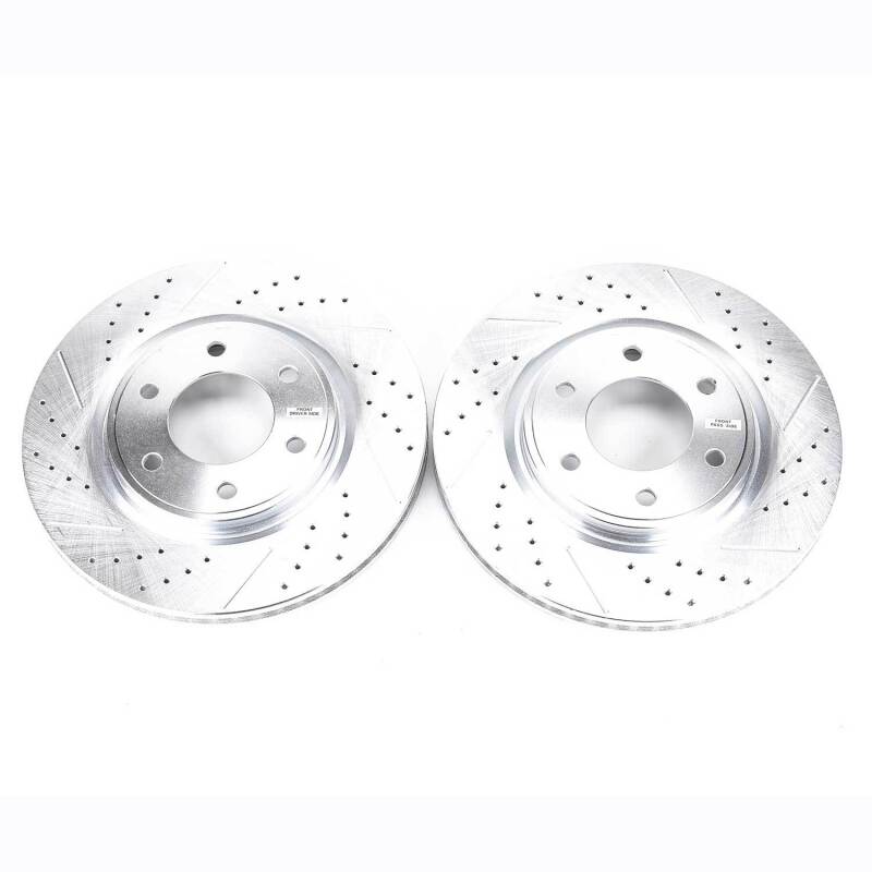 PowerStop Power Stop 08-10 Infiniti QX56 Front Evolution Drilled & Slotted Rotors - Pair