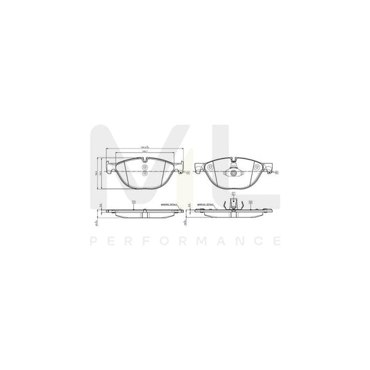 Bosch 0986Tb3137 Brake Pad Set  | ML Performance Car Parts