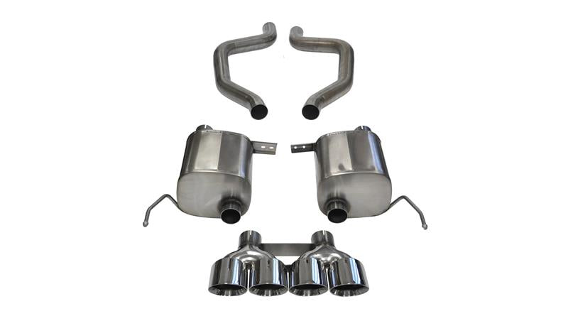 CORSA Performance Corsa 17-19 Chevy Corvette Z06 (Grand Sport Only) 3in Axle Back Xtreme Exhaust Pol Quad 4.5in Tip
