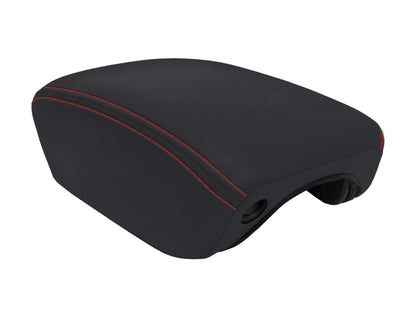 PRP Seats PRP  2018+ Jeep Wrangler JL / Jeep Gladiator JT Center Console Cover - Black with Red Stitching