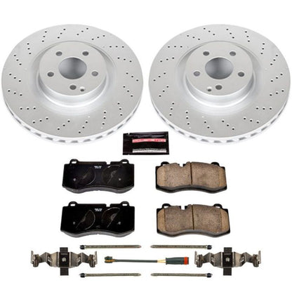 PowerStop Power Stop 09-14 Mercedes-Benz CL550 Front Z23 Evolution Sport Coated Brake Kit