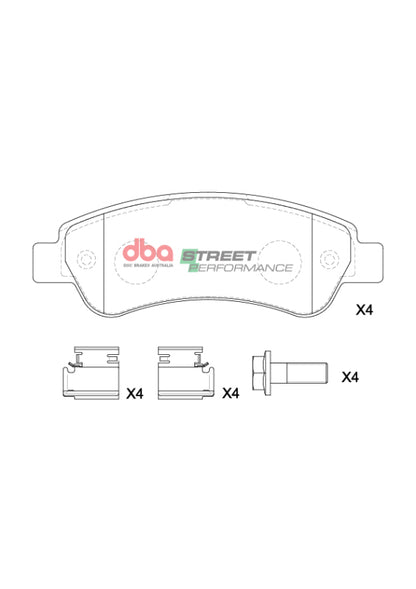 DBA 14-23 Ram ProMaster 1500 SP Performance Rear Brake Pads