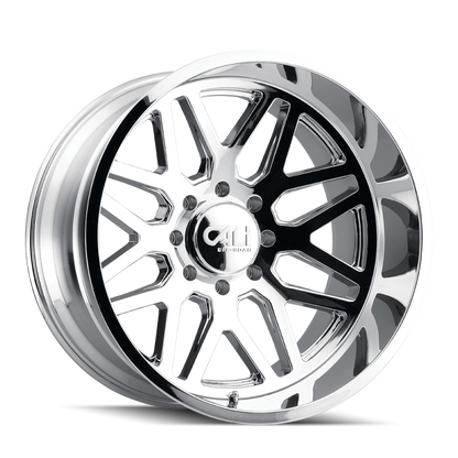 Cali Off-Road 9115 Invader 28x12 / 6x135 BP / -44mm Offset / 87.1mm Hub Chrome Wheel