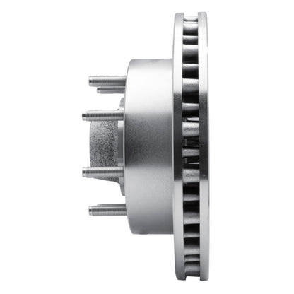 R1 Concepts R1 03-05 Ford F-250 2WD (Super Duty) Front Left Drilled & Slotted Silver Brake Rotor