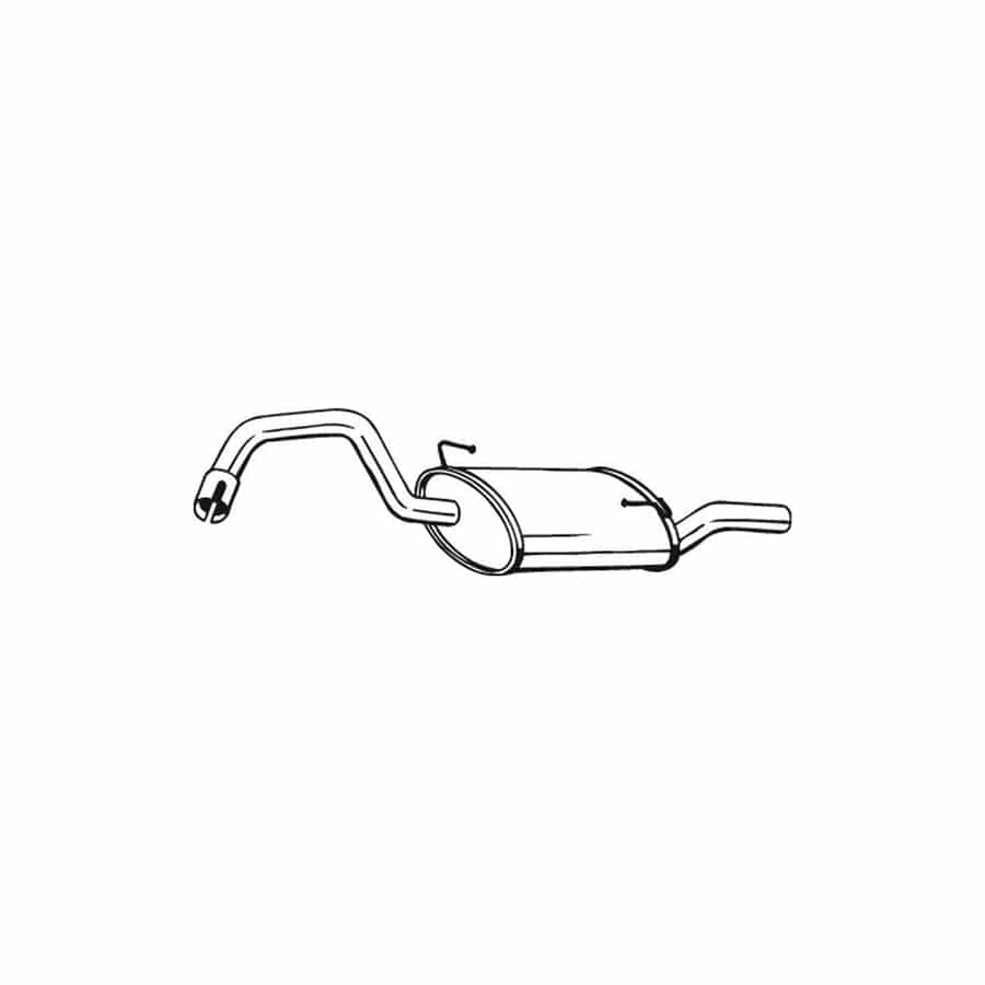 Bosal 235-947 Rear Silencer for Volvo 440 K (445)