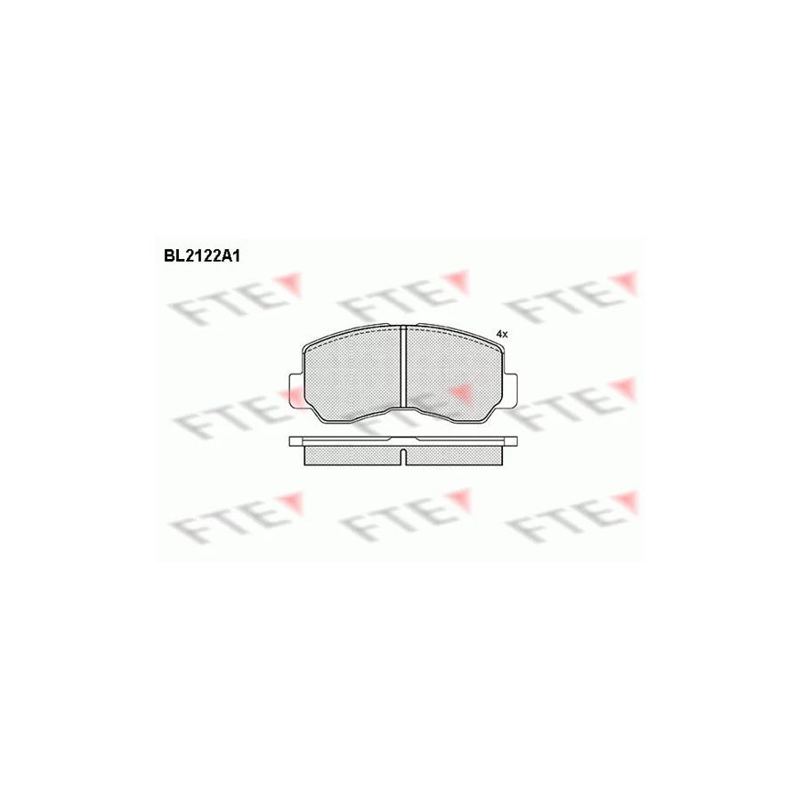 FTE Bl2122A1 Brake Pad Set