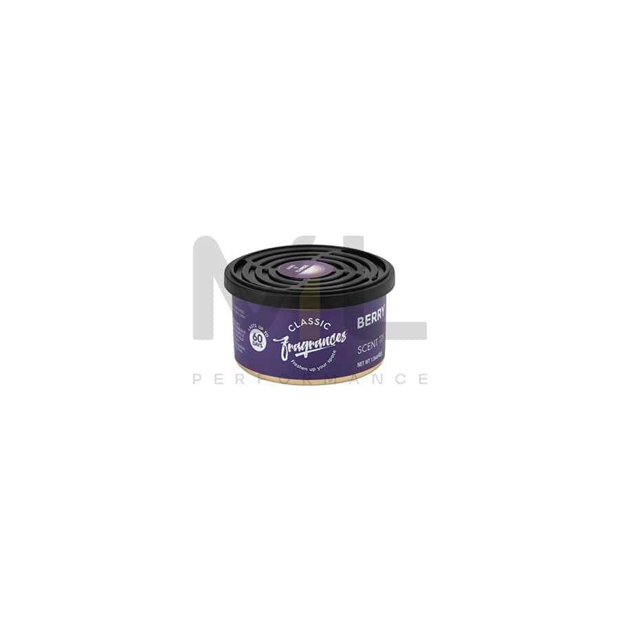 Designer Fragrances Scent Tin Car Air Freshener - Berry