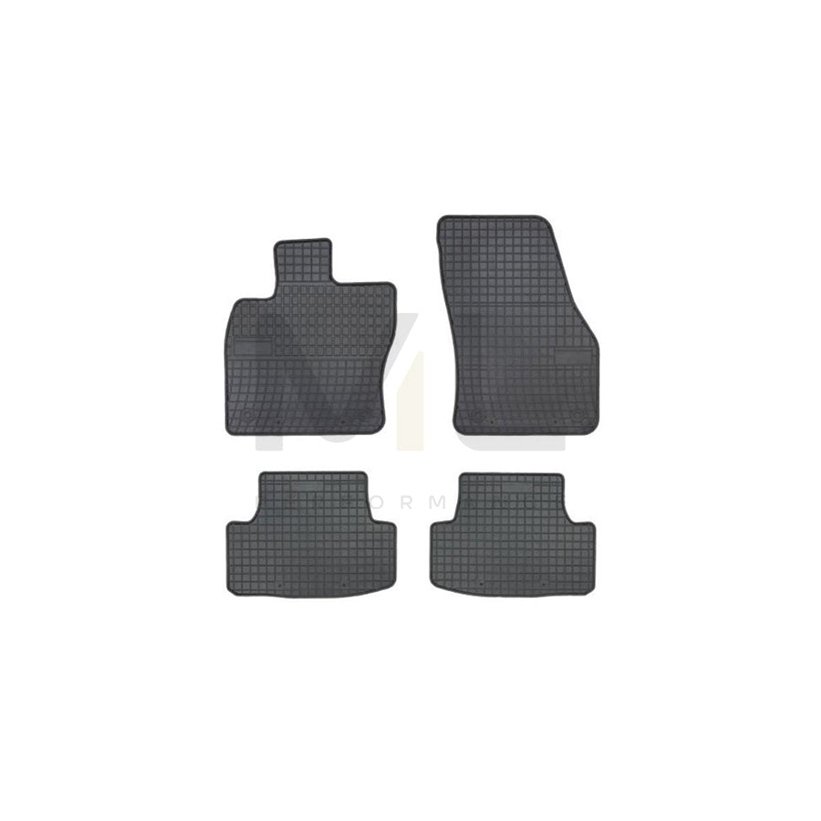 FROGUM Tailored 547471 Floor mat set for SEAT Ateca (KH7) Elastomer, Front and Rear, Quantity: 4, Black, (LHD)