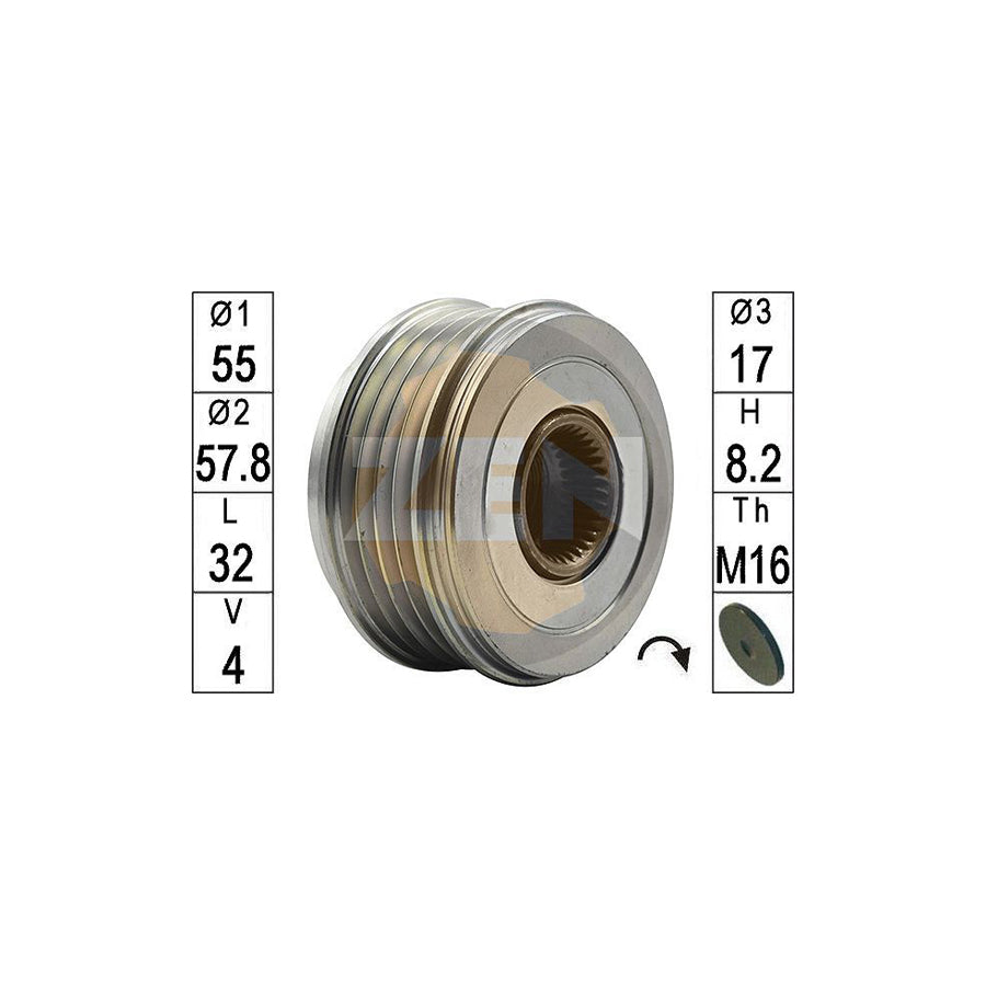 Era ZN5737 Alternator Freewheel Clutch