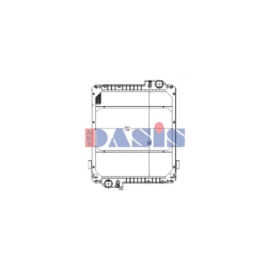 AKS Dasis 440701N Engine Radiator