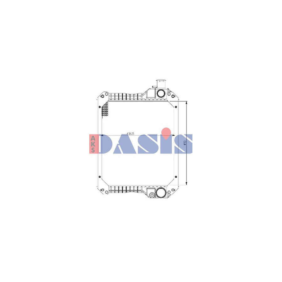AKS Dasis 440704N Engine Radiator