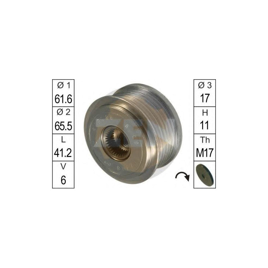Era 219011 Alternator Freewheel Clutch